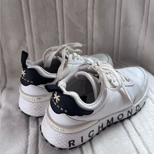 Richmond White and Black Athletic Shoes